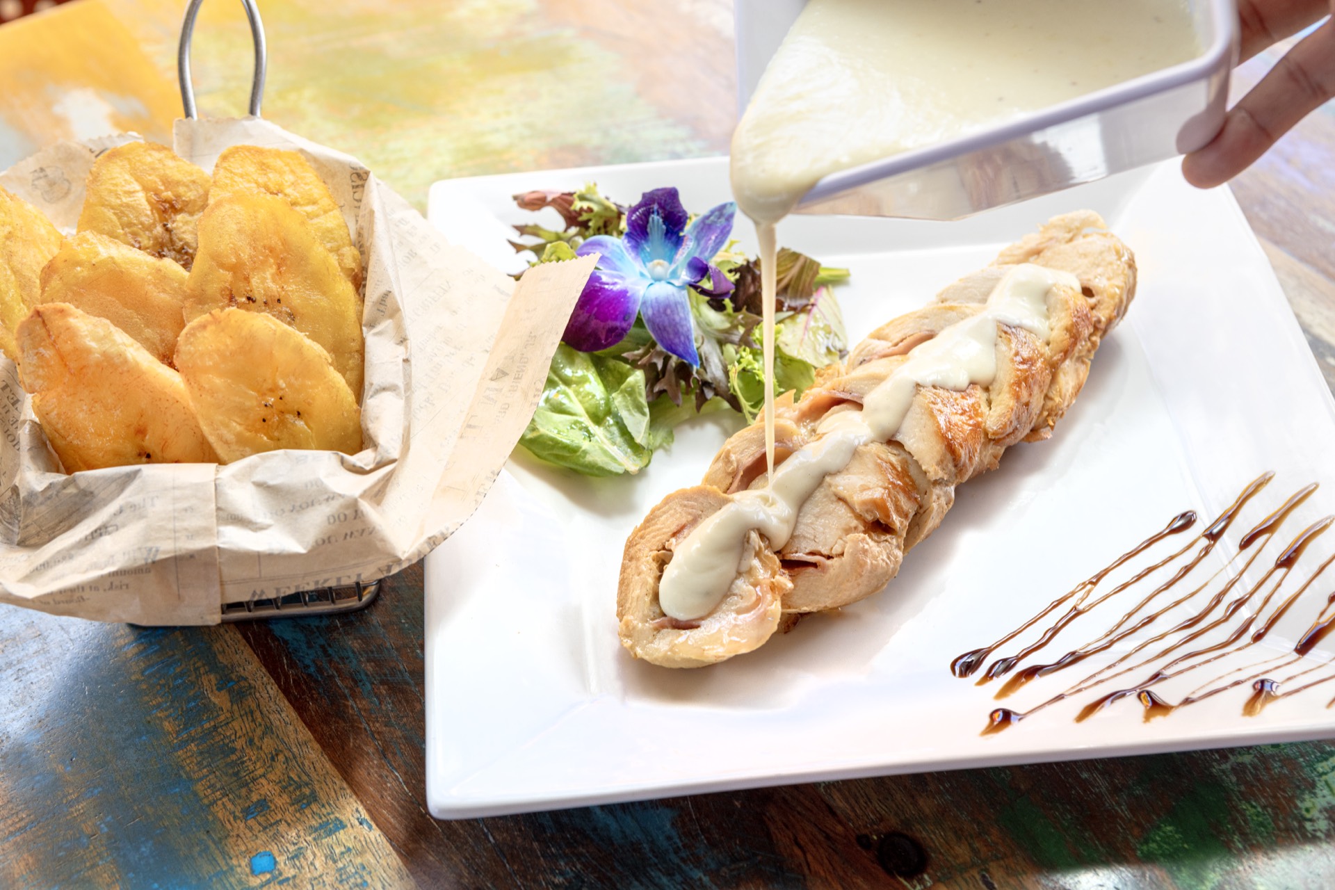 Terra Luna plated dish